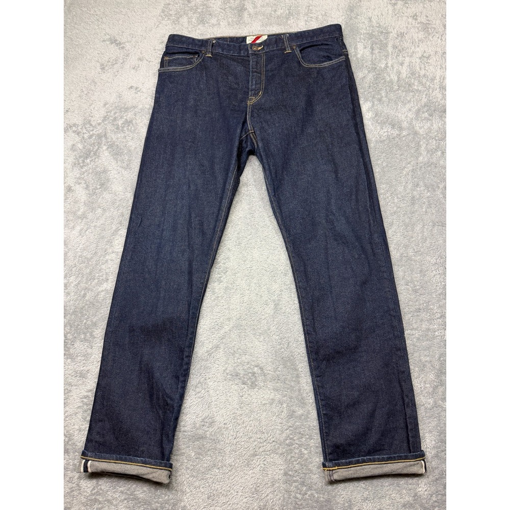 Best Made Co Selvedge Jeans Mens 38 Raw 34" Inseam Blue Dark Wash Denim